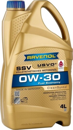 Motorolje RAVENOL SSV 0W30 4L Motorolje RAVENOL SSV 0W30 4L