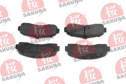 Bremseklosser sett SAKURA 600-10-4135