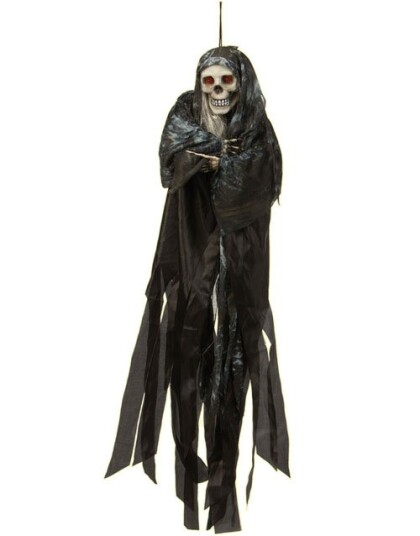 Grim Reaper Dekorasjon med Lys 105 cm Grim Reaper Dekorasjon med Lys 105 cm