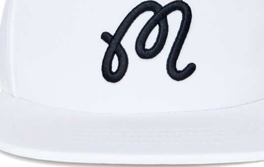 Malbon M Snapback Hvit Capser White