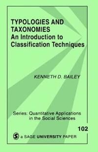Bailey Kenneth D. Typologies and Taxonomies