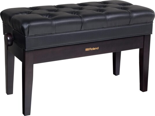 Roland Rpb-D500rw Duet Piano Bench Rosewood, Vinyl Seat Roland Rpb-D500rw Duet Piano Bench Rosewood, Vinyl Seat