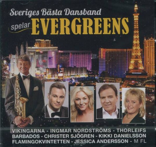 Sveriges Bästa Dansband Spelar Evergreens CD Diverse Artister