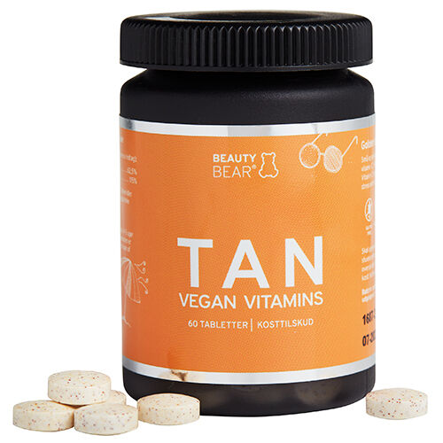 Beauty Bear TAN vitamin tabletter 60 Tabletter Beauty Bear TAN vitamin tabletter 60 Tabletter