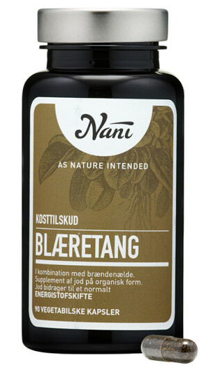 Nani Blæretang m. Jod 90 Kapslar Nani Blæretang m. Jod 90 Kapslar