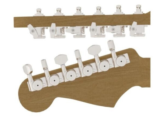 Hipshot Vintage Tuner Upgrade Kit 6inline,8,5mm, Bassside, Stag, Nick