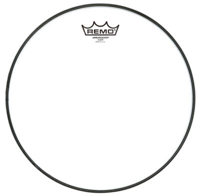 Remo 12"" Ambassador Tom Tom Fell transparent