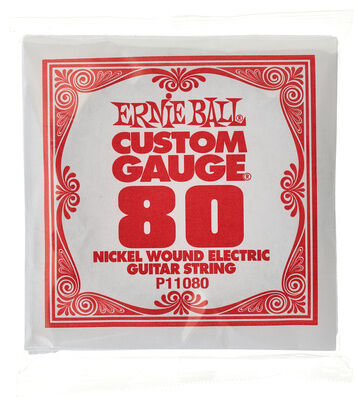 Ernie Ball 080 Single String Wound Set Ernie Ball 080 Single String Wound Set