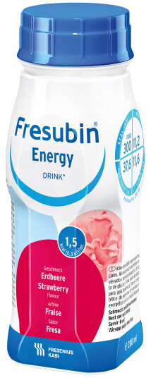 Fresubin Energy Drink jordbær, 4x200 ml