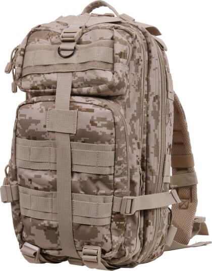 Rothco transportryggsekk m. MOLLE 25L Beige