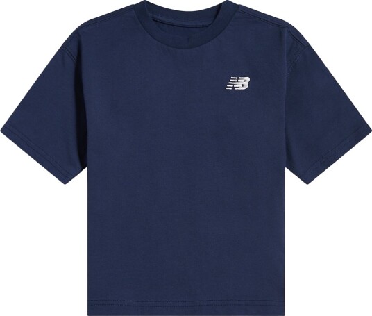 New Balance T skjorte Logo Navy New Balance 3 4 år 98 104 T skjorte Marineblå