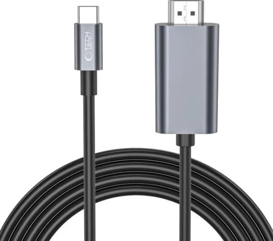Tech Protect UltraBoost USB C / HDMI 4K 60Hz 2m Cable Black Tech Protect UltraBoost USB C / HDMI 4K 60Hz 2m Cable Black