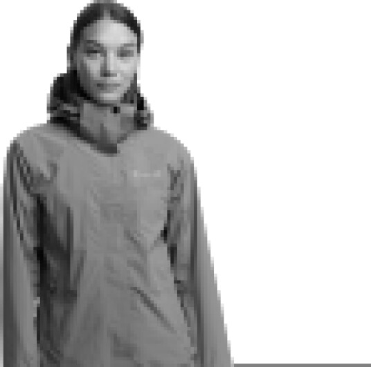 Tenson Women"s Biscaya Storm Rain Jacket Brown L
