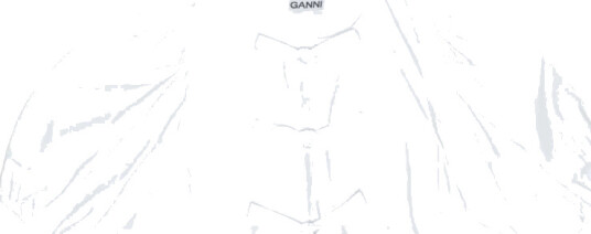 Ganni Dame Kjoler Hvit L,