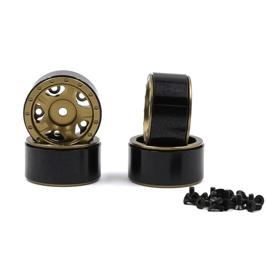 Yeah Racing Aluminum CNC 5 Spoke Beadlock Rim 4pcs For Axial SCX