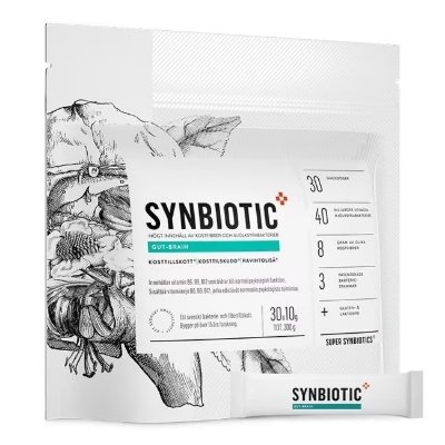 Synbiotic Gut Brain pulver 30 dagsposer Synbiotic Gut Brain pulver 30 dagsposer