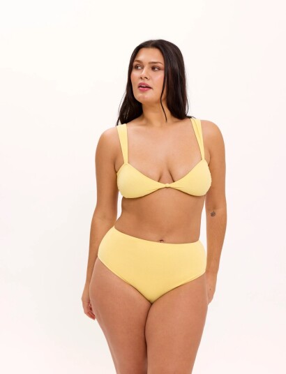 Understatement Underwear Highwaist Bikini Briefs Yellow XXL