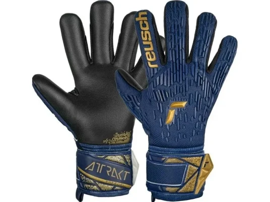 Reusch Målmandshandsker Attrakt Freegel Silver Dark Blue 5470235 4411 8,5
