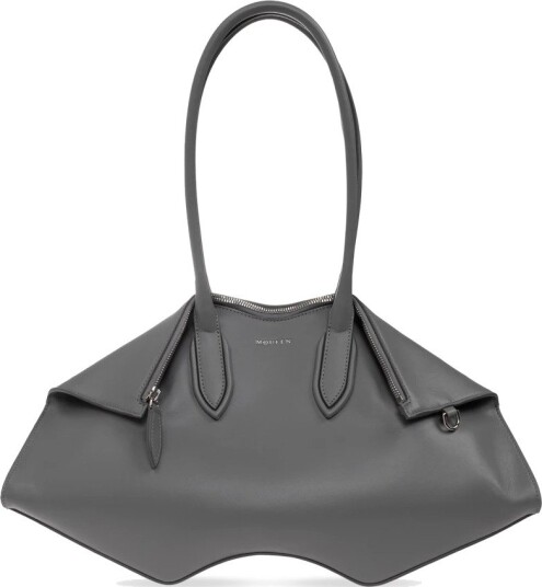 Alexander McQueen Dame Vesker Grå ONE SIZE,