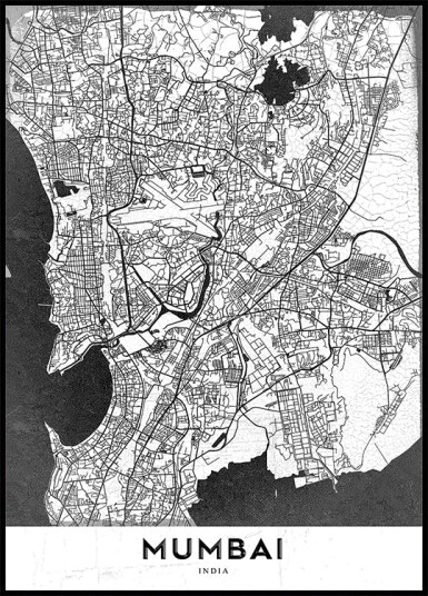 Mumbai Plakat Plakat / 100x150cm