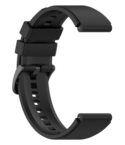 Silikonarmbånd 22mm til Huawei Watch GT3 Pro 46mm - Sort