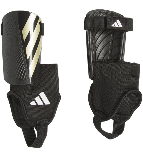 adidas Tiro Shin Guard Match, leggskinn, junior Black/gold Met./whit adidas Tiro Shin Guard Match, leggskinn, junior Black/gold Met./whit