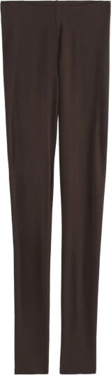 Lindex Leggings In Merino Wool DARK BROWN M