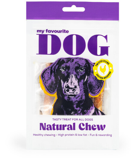 Kylling Tyggepinner 12 cm 72 g 6-pk - My Favourite Dog Kylling Tyggepinner 12 cm 72 g 6-pk - My Favourite Dog