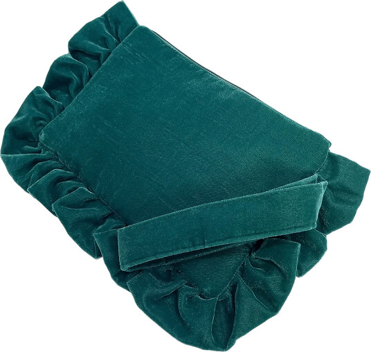 Pipol"s Bazaar Velvet Clutch Dream Green   Green   ONE SIZE