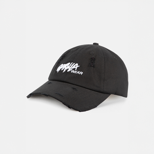 Gorilla Wear Galway Distressed Caps Svart OS