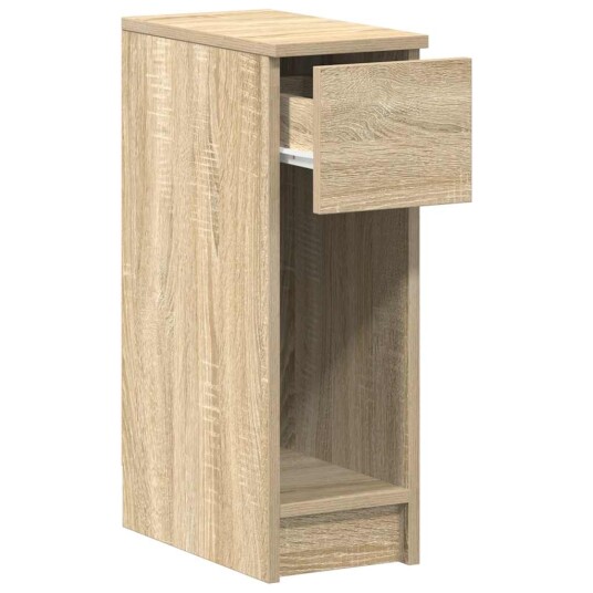  Nattbord med skuff sonoma eik 20x36x60 cm 8721158575784