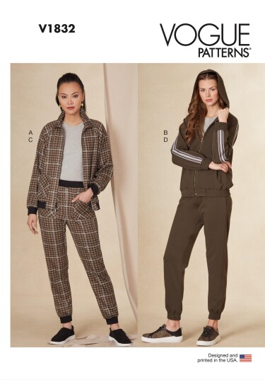 Vogue 1832 - Jakke og bukse STRL: XS-XXL