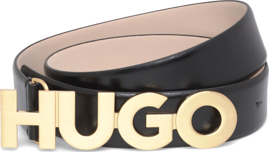 HUGO Zula Belt 3,5Cm Zl Black 90 HUGO Zula Belt 3,5Cm Zl Black 90