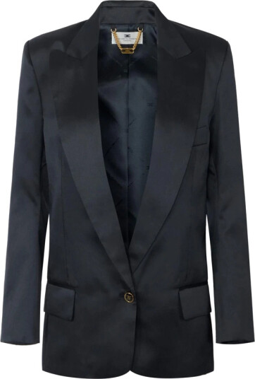 Elisabetta Franchi Dame Jakker Svart 2XL,