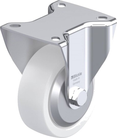 Blickle 381558 Bk-Spo 100K-1-Fa Faste Hjul, Hjuldiameter 100 Mm, Bæreevne (Maks.) 350 Kg, 1 Stk