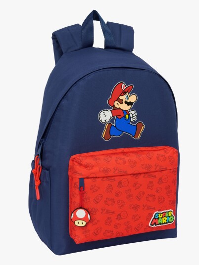 Super Mario Ryggsekk 17l Trick Blå/rød Super Mario Ryggsekk 17l Trick Blå/rød