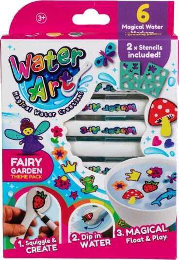 Water Art Fairy Tusjer 3+ År 6 Farger Water Art Fairy Tusjer 3+ År 6 Farger