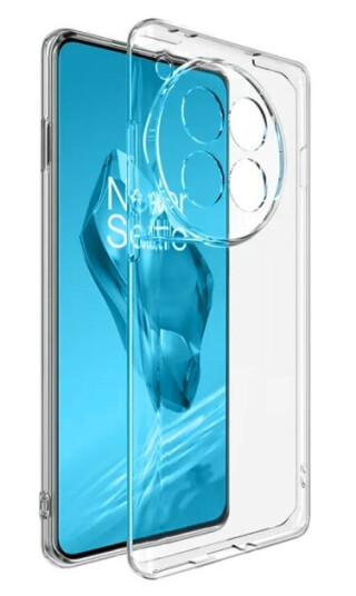 Insmat Crystal Gjennomsiktig Bakdeksel for OnePlus 12R Mobiltelefon