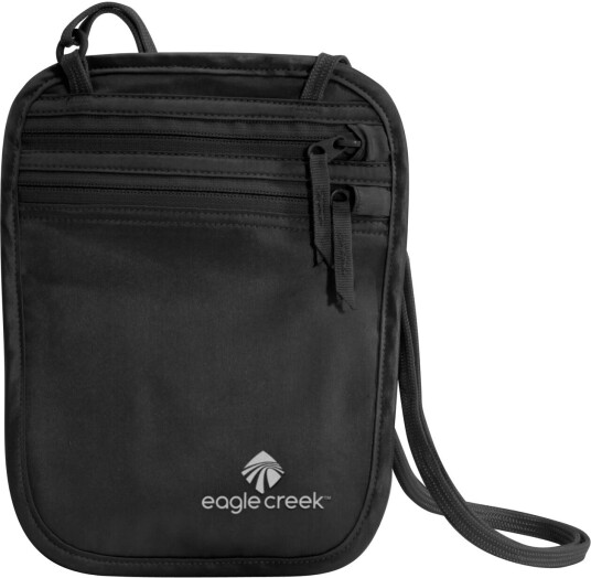 Eagle Silk Undercover Neck Wallet Black OneSize