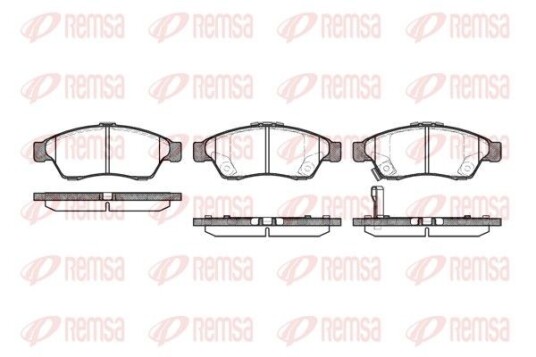 Bremseklosser REMSA 0875.01