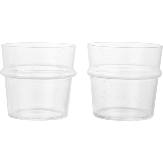 Ferm Living Boya Glass Lav 2 pk Klar Ferm Living Boya Glass Lav 2 pk Klar