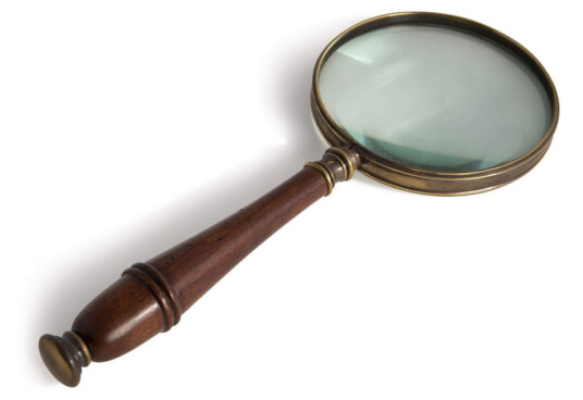 Förstoringsglas brons Förstoringsglas brons