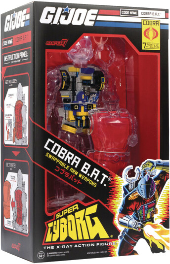G.I. Joe Super Cyborg Cobra B.A.T. Clear