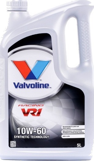 Motorolje VALVOLINE 10W60 VR1 RACING 5L