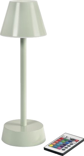 Duni Zelda oppladbar bordlampe grønn