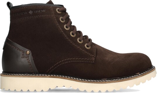 Canada Snow Men"s Williams Lace Suede Brown 42