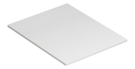 Dansani Calidris Shape Kompositt Benkeplate Måltilpasset B40-240xh1xd50cm Hvit Matt / 40cm
