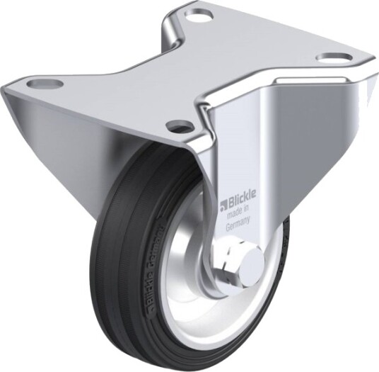 Blickle 36335 B-V 80R Faste Hjul, Hjuldiameter 80 Mm, Bæreevne Maks. 50 Kg