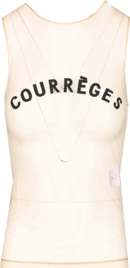 Courrèges Dame Topper Hvit S,