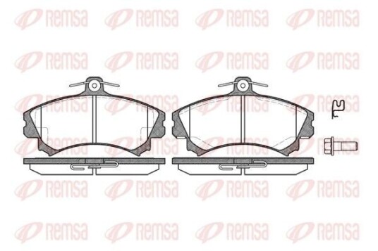 Bremseklosser REMSA 0590.02 Bremseklosser REMSA 0590.02